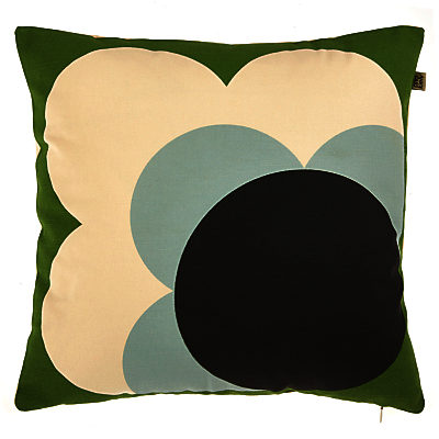 Orla Kiely Single Bigspot Flower Reversible Cushion Grass